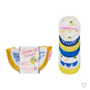 Make Up Eraser Limoncello Citrus Pouch with 7 Eraser Cloths